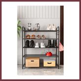 Storeşahin 5 Katlı Metal Ayakkabılık Siyah SHN0720