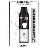 Storm Deodorant 150Ml Erkek Black White