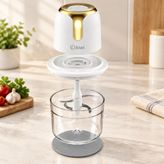 Str Store USB Type-C Şarjlı Mini Blender 3 Bıçak 1.2l - Ahşap