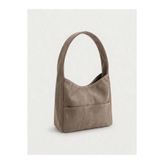 Straada accessories Kadın Omuz Çantası Hobo pinterest Salaş Süet vizon astarlı Çanta