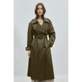 Stradivarius Basic uzun trençkot