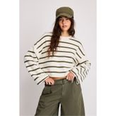 Stradivarius Geniş kollu crop kazak