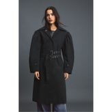 Stradivarius Hacimli kollu trençkot