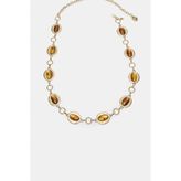 Stradivarius Oval taşlı metal kemer