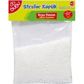Strafor Köpük Beyaz Ponpon 12'li