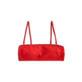 Straplez Bikini Üstü Dokulu Kaplı