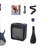 Strauss ESH-22 MS ELEKTRO GİTAR HSS - METALİK GRİ SET (ANFİ-SOFTCASE-ASKI-TEL-KABLO-PENA)