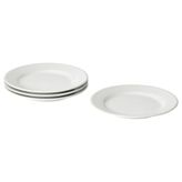 STRIMMIG tatlı tabağı seti, beyaz beyaz 21 cm