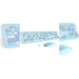 Studz M600 Mavi Kablosuz Klavye Mouse Seti