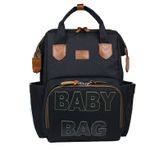 Stylo Siyah Monaco Baby Bag Sırt Çantası