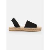 Su Espadril Milena Siyah Kadın Espadril Sandalet
