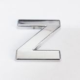 Subutu Z Harfi 3,75 cm Krom Yapışkanlı