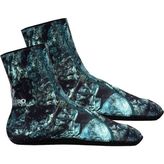 Subzero Stone 3mm 3D Green Kamuflaj Jarse Dalış Çorabı - M