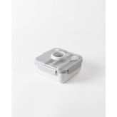 Sucha Kaşık Çatallı Lunch Box - Soft Gri - 1250 ml