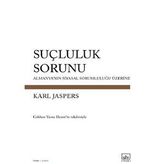 Suçluluk Sorunu - Karl Jaspers