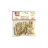 Sudor Ahşap Mandal 3.5Cm - Naturel - 25 Adet