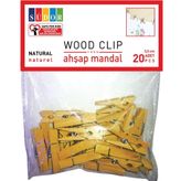 Sudor Ahşap Mandal 3.5cm - Renkli - 25 Adet