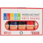 Südor Ebru Boyası 10 Renk Karışık Sd890