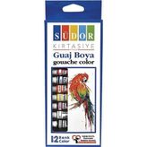 Sudor Südor Guaj Boya Seti, 12×9 ml