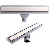 Sukar 40 cm Plain Izgaralı Duş Kanalı - 10X10 - Krom