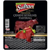 Sultan 100 gr Dilimli Dana Çemeni Sıyrılmış Pastırma