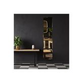 sümercam SÜMERCAM DÖRTLÜ30X30CM BRONZ BİZOTELİ AYNA BOY AYNA