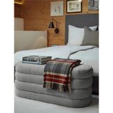 Sundea Teddy Puf Bench, Gri