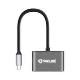 Sunline 170681 Type C-USB 2.0/VGA/Type C Dönüştürücü