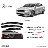 Sunplex Fiat Egea Mugen Tip 4lü Cam Rüzgarlığı