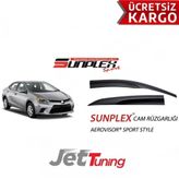 Sunplex Toyota Corolla 2013-2018 Mugen Cam Rüzgarlığı
