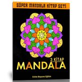 Süper MANDALA Boyama Kitap Seti (3 Kitap)