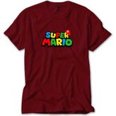 Super Mario Logo Kırmızı Tişört - 2XL