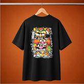 Super Mario Oversize Tisort - Siyah