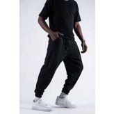 SUPERBLUE Erkek Pile Basic Bol Siyah Jogger Şalvar Pantolon