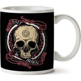 Supernatural Salt And Burn Skull Baskılı Kupa