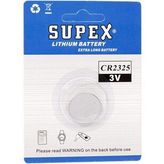 SUPEX 2325 3V Lityum Düğme Pil TEKLİ KART
