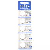 Supex Cr2025 3V Lityum Düğme Pil - 5'Li Kart