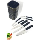 SürLaz 8 Parça Mutfak Bıçak Seti Prime Bıçaklar Standlı Set