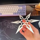 Suspended Ninja Star - 2 Adet - 18 cm - Kar Tanesi