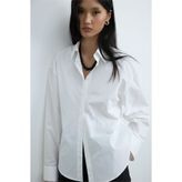 Suud Collection Beyaz Page Oversize Gömlek