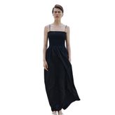 Suud Collection Siyah Alira Maxi Elbise