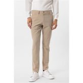 SÜVARİ Bej Slim Desenli Pantolon