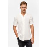 Süvari Beyaz Slim Casual Gömlek - XL