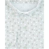 Süvari Classics Slim Fit Desenli Gömlek - Açık Yeşil