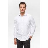 Süvari Ekru Regular Klasik Yaka Casual Gömlek - 2XL