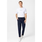 SÜVARİ Lacivert Regular Düz Jogger Pantolon