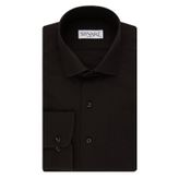 Süvari Slim Fit Siyah Düz Erkek Gömlek