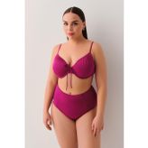 SUWEN Önden Bağcıklı Destekli Bikini Üst