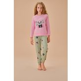 Suwen Panda Çocuk Pijama Takımı