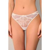 Suwen Vivienne Dantelli Brazilian String Külot - Ekru - M